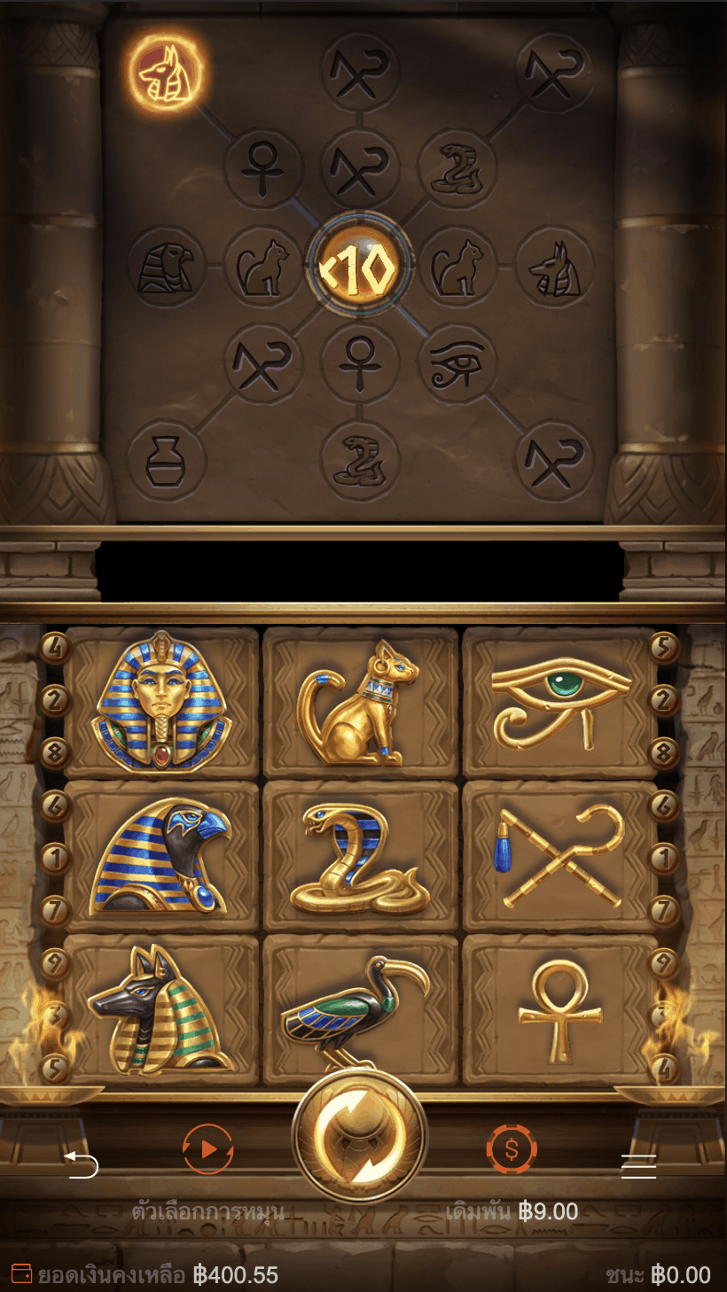 Symbols of Egypt สล็อตเกมส์ ไหนดี โบนัสแตกบ่อย pg