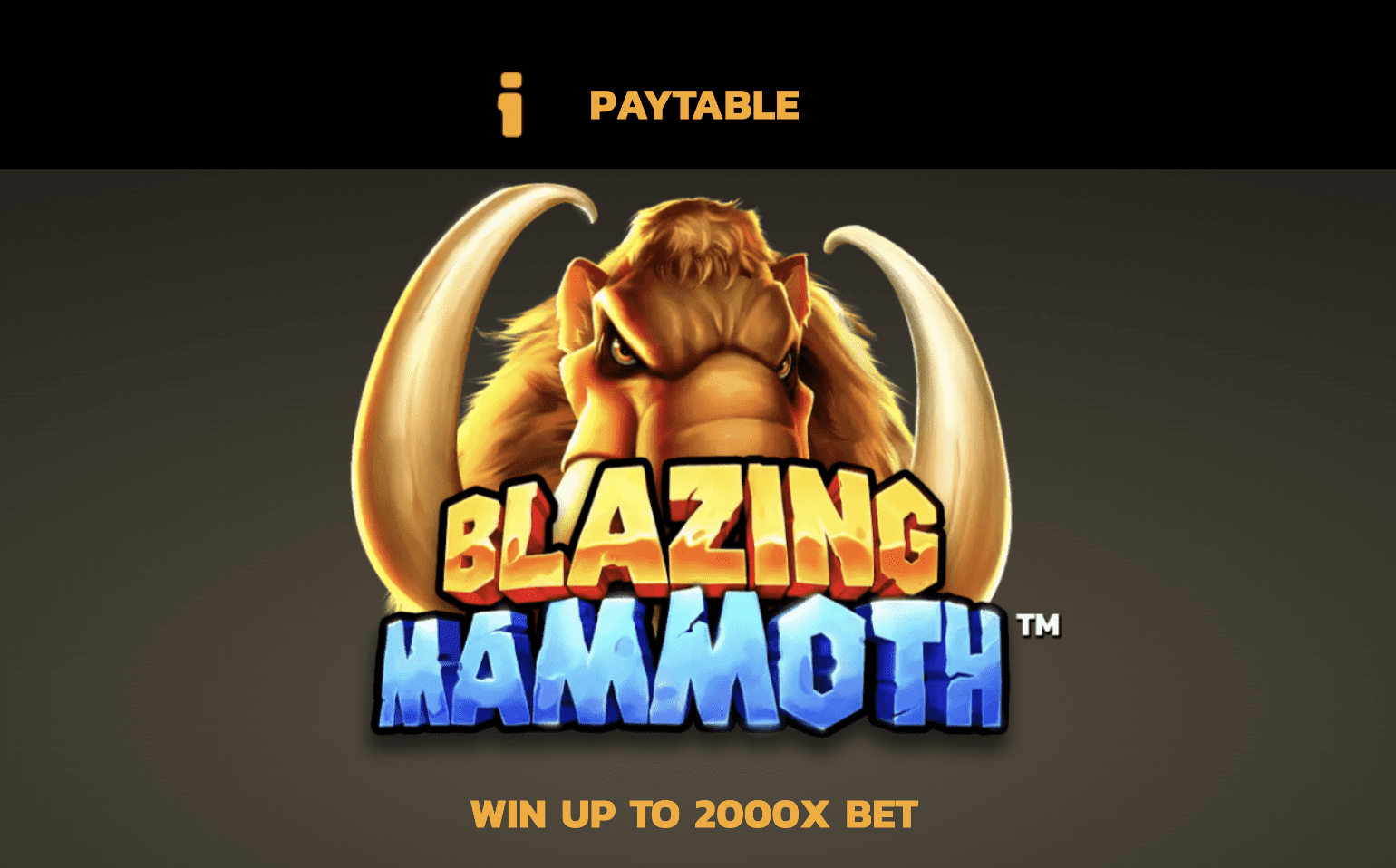 Blazing Mammoth Epic Strike PG Slot สมัครใหม่