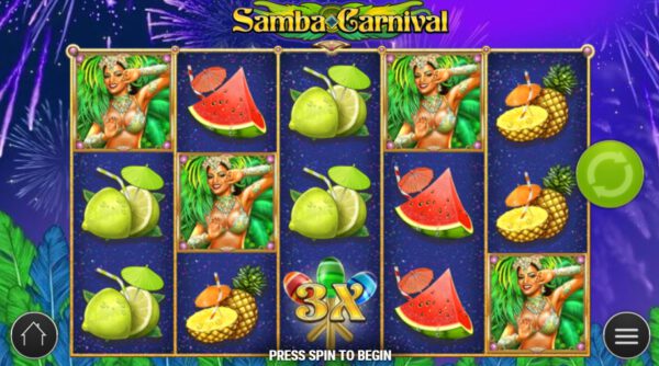  ทดลองเล่นฟรี เกมสล็อต Samba Carnival