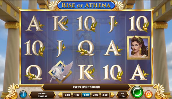  ทดลองเล่นฟรี เกมสล็อต Rise of Athena 