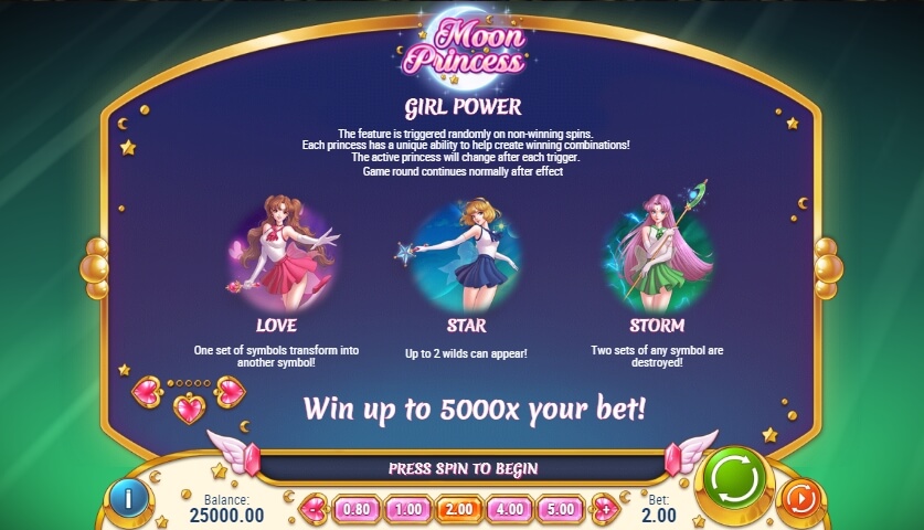 Moon Princess สล็อตออนไลน์จาก Spinix เล่นบน สล็อต PG Slot PG สล็อต