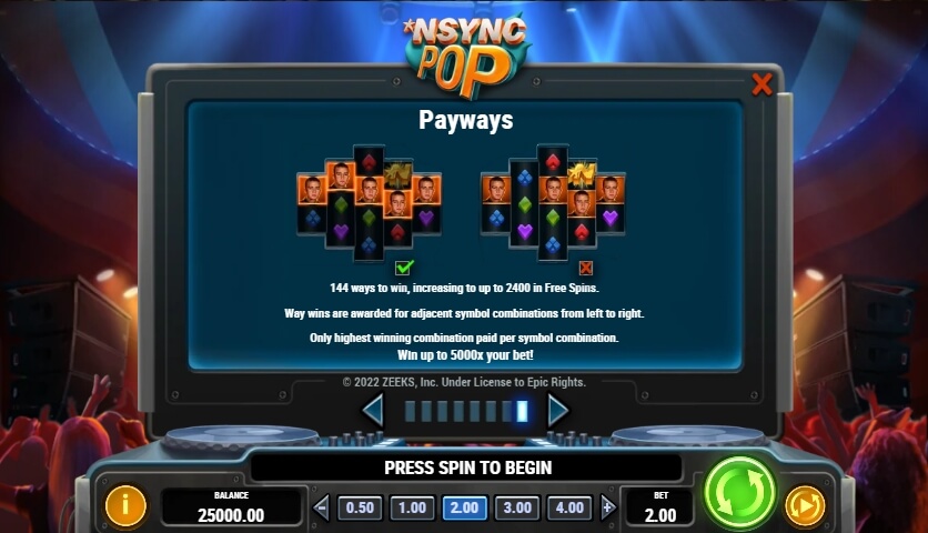 NSYNC Pop สล็อตออนไลน์จาก Spinix เล่นบน สล็อต PG Slot PG SLOT เครดิตฟรี