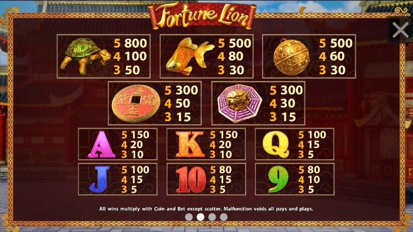 Fortune Lion ค่าย Spimpleplay เว็บ PG SLOT จาก PG Slot World