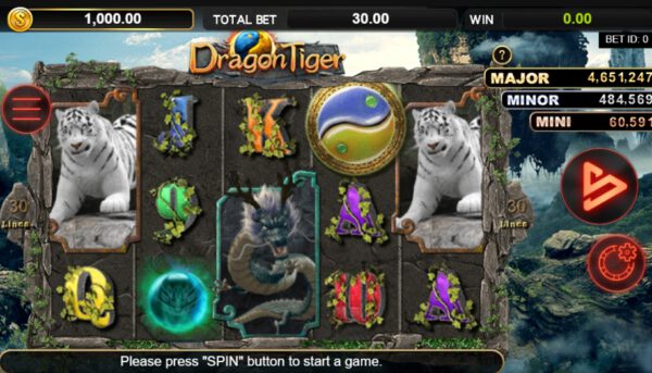 Dragon Tiger ค่าย Simpleplay เว็บ PGSLOT จาก PG Slot 77