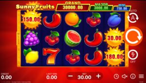 Sunny Fruits Hold And Win ค่าย BOOONG SLOT ทดลองเล่น PG PG Slot119