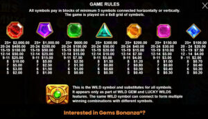 Gems Bonanza ค่าย Pragmatic play สมัคร PG Slot PG Slot119