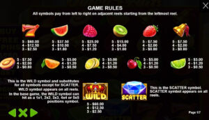 Juicy Fruits ค่าย Pragmatic play PG Slot ทดลองเล่น PG Slot119