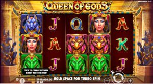 Queen Of Gods ค่าย Pragmatic play เล่น เกม สล็อต ฟรี PG Slot119