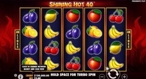 Shining Hot 40 ค่าย Pragmatic play PG Slot Download PG Slot119